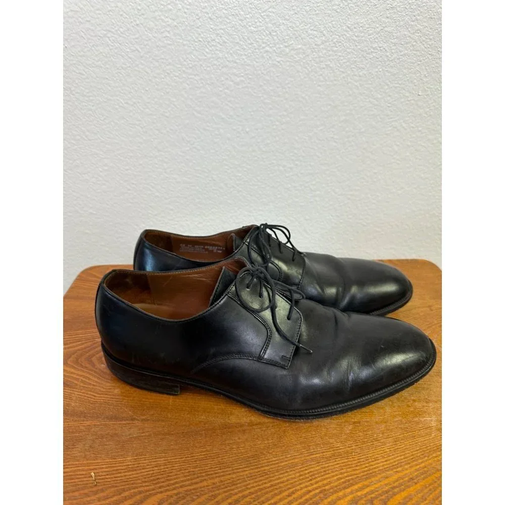 Men's Bostonian Leather Dress Shoes Vero Cuoio From Italy Size 11W Sku 2711